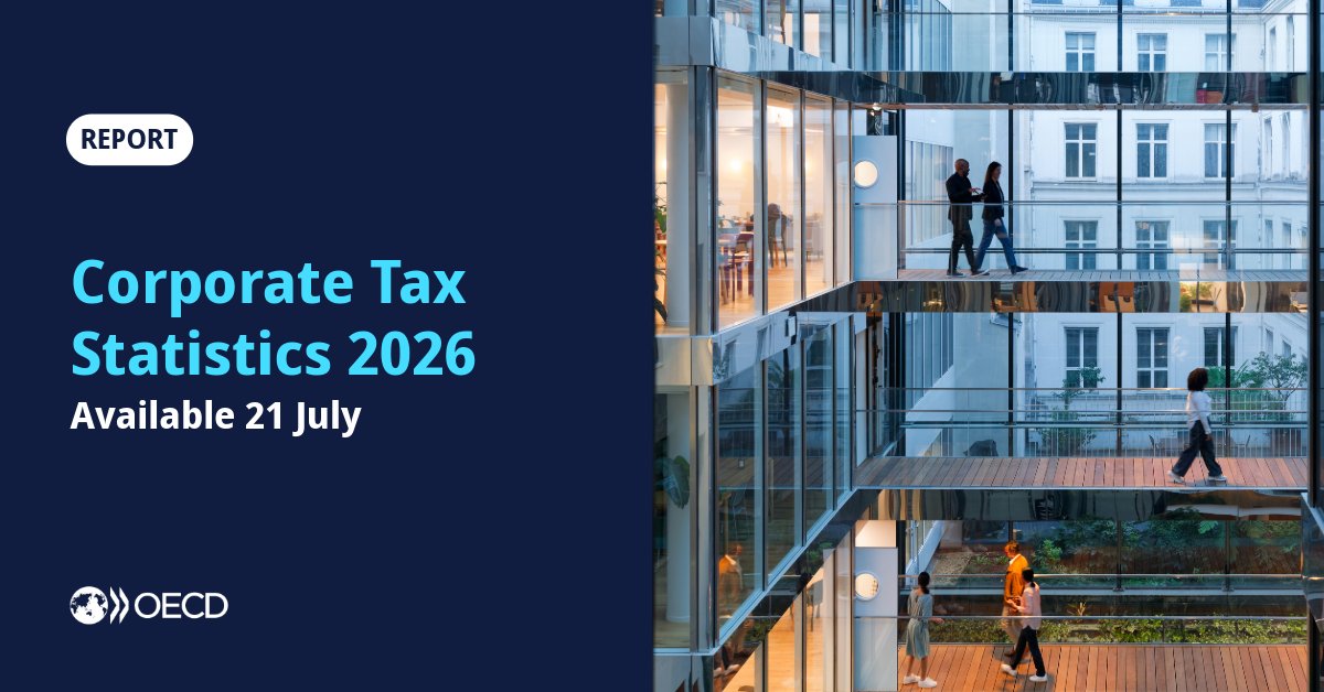 OECDtax's tweet photo. Coming 🔜 New Corporate Tax Statistics includes anonymised and aggregated #CbCR data on the activities of almost 9,400 MNEs worldwide.
📅 Available 21 July 🕚 11:00 CET
🔗https://t.co/PtDFDwZZpu
#CorpTaxStats https://t.co/cOz2BnIn5W