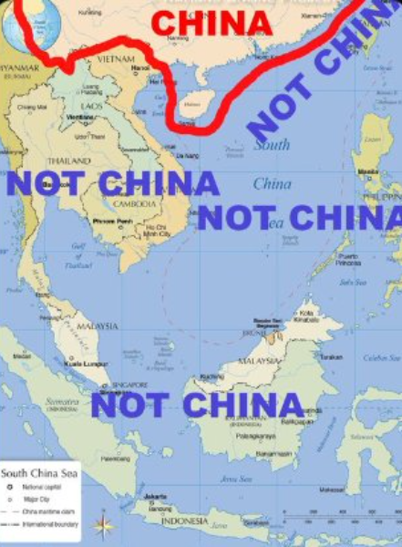 NguyenHo1096438's tweet photo. China is a BULLY + RACIST. https://t.co/KnhY8XhU2x