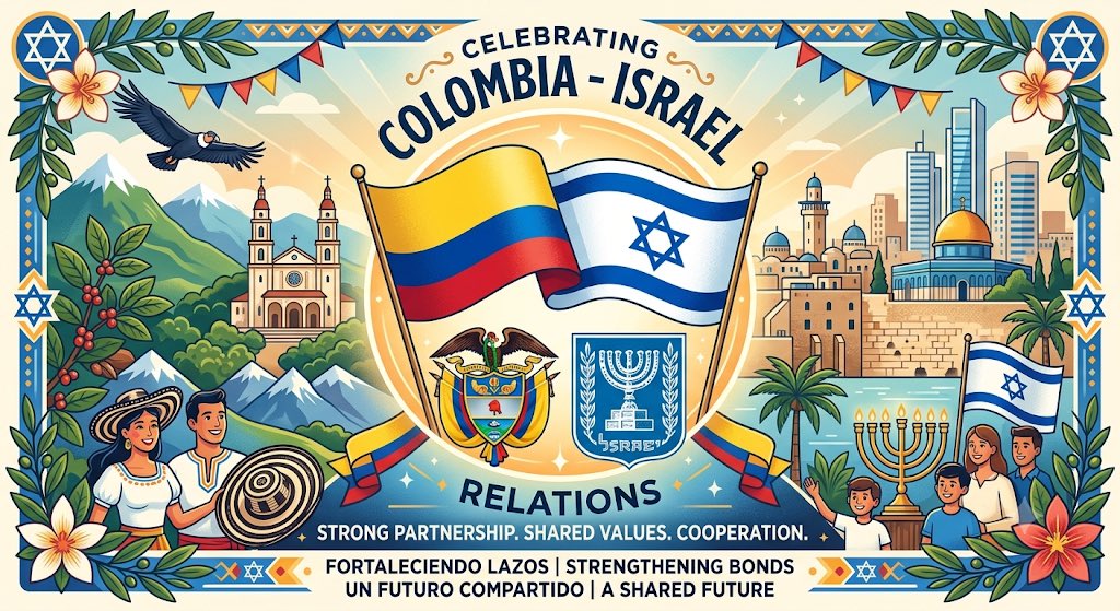 AviKaner's tweet photo. Wonderful news that Colombia 🇨🇴 is restoring full diplomatic relations with Israel 🇮🇱, relocating its embassy to Jerusalem, expanding trade and visa-free tourism in both directions. https://t.co/RAcg8hWM9n