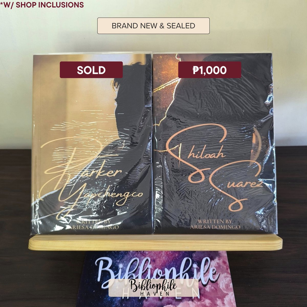 BibliophileHvn's tweet photo. Eyes on Me, Baby
- ₱1,600 (w/ official Karma's stash, book, official inclusions)
- ₱1,350 (book + official inclusions)

Parker Yapchengco
- ₱1,000
by Beeyotch / Ariesa Domingo
Order form: https://t.co/hmIdVSrr9v https://t.co/NKOTiuRl23