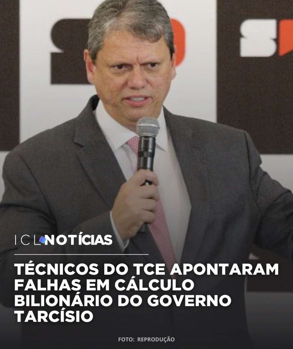 KriskaCarvalho's tweet photo. O castelo de marketing de Tarcísio está rachando.

Depois do rombo bilionário investigado na Fazenda, agora o Tribunal de Contas identifica falhas nos cálculos bilionários usados pelo governo.

Quem se vende como “o melhor gestor do Brasil” deveria explicar por que sua gestão acumula tantos questionamentos sobre as próprias contas.

Propaganda não fecha balanço.

https://t.co/TgaUyq2lmv