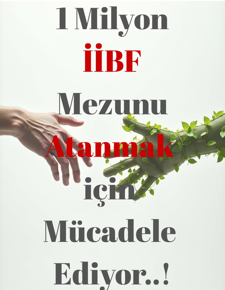 uluscuppp's tweet photo. @edipuzen İİBF mezunları GİH (Memur, Büro Personeli, Bilgisayar İşletmeni, VHKİ. vs)  kadrolarına atama bekliyor.
@muhiddinsahinn @AhmetGumen @bekirgizligider @akadirpolat1 @ahmtbgc @Seyfullahaslntk @pebaysa @kadircokcetin06 @tarimormanpgm @milliparklar https://t.co/pU1GkVGqKt