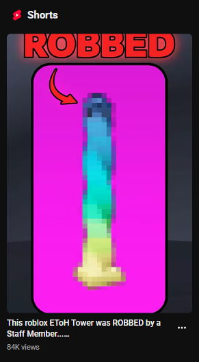 syl5five's tweet photo. They added dildos to roblox https://t.co/wrjCDT1ZMg