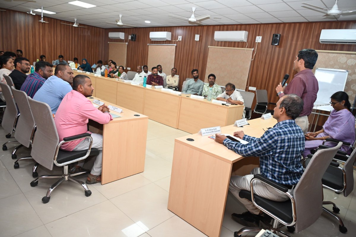 eeihyd's tweet photo. Two On-Campus Training Programmes on “Innovative Training Methodologies for effective extension delivery” &amp; "Farmer Field School Approach for Effective ToT" organized by EEI Hyderabad from 13-17 July 2026, concluded successfully on 17th July, 26. https://t.co/nmFczQDqwB