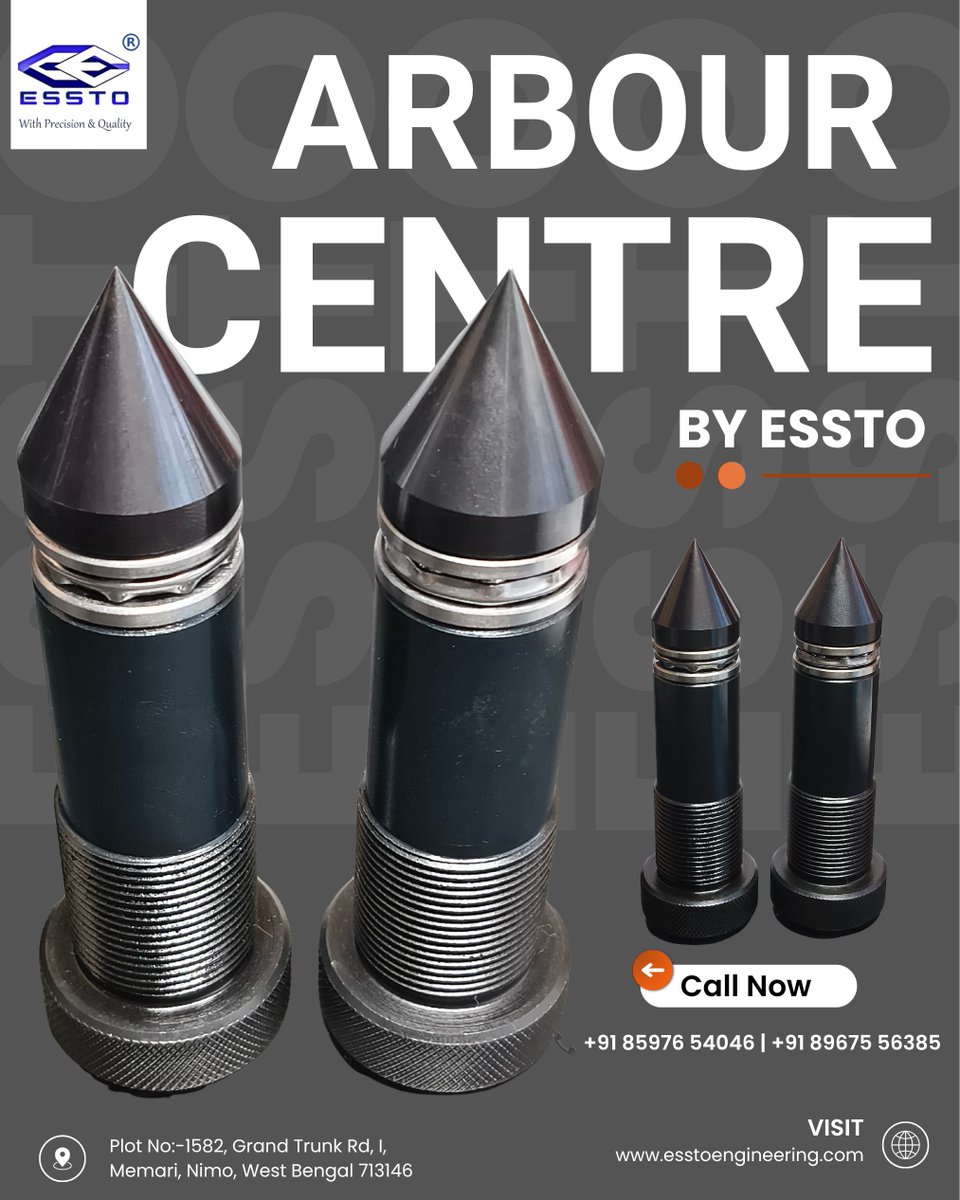 Essto_Engg's tweet photo. Precision starts at the center.
Choose ESSTO ENGINEERING's Arbour Centre for superior stability, high accuracy, and dependable industrial performance.
#ArbourCentre #PrecisionTools #ESSTOEngineering https://t.co/x053D9UhRb
