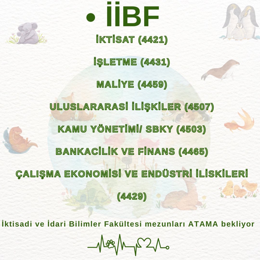 1nternational_'s tweet photo. @edipuzen İİBF mezunları olarak Doğa Koruma ve Milli Parklar Genel Müdürlüğü GİH kadrolarında görev almak istiyoruz.
@muhiddinsahinn @AhmetGumen @bekirgizligider @akadirpolat1 @ahmtbgc @Seyfullahaslntk @pebaysa @kadircokcetin06 @tarimormanpgm @milliparklar https://t.co/hpMPs4mS3M