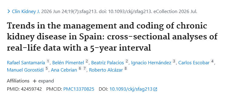BibliotecaHUCA's tweet photo. PubMed-https://t.co/XtGvW8dEim Trends in the management and coding of chronic kidney disease in Spain: cross-sectional analyses of real-life data with a 5-year interval @HUCA_Asturias #publiHUCA @FINBAsturias @ManuelGorostidi #Nephrology https://t.co/VabuH56A00