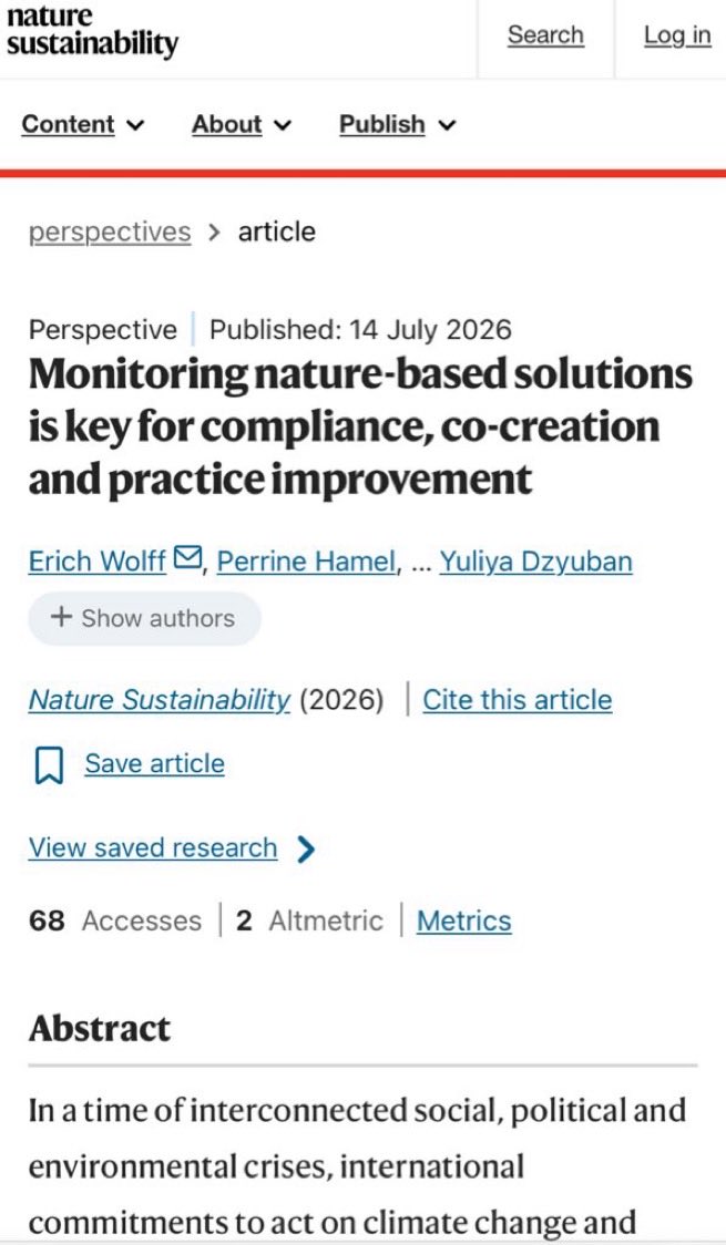 YourLocalRiver's tweet photo. 🌲💧New article out💧🌳

Nature -based solutions can be an important ally in making rivers biodiversity hotspots again! How do we monitor their effects and build trust on nature-based solutions?

https://t.co/uWWzHa01Om https://t.co/mWN0bIvwke