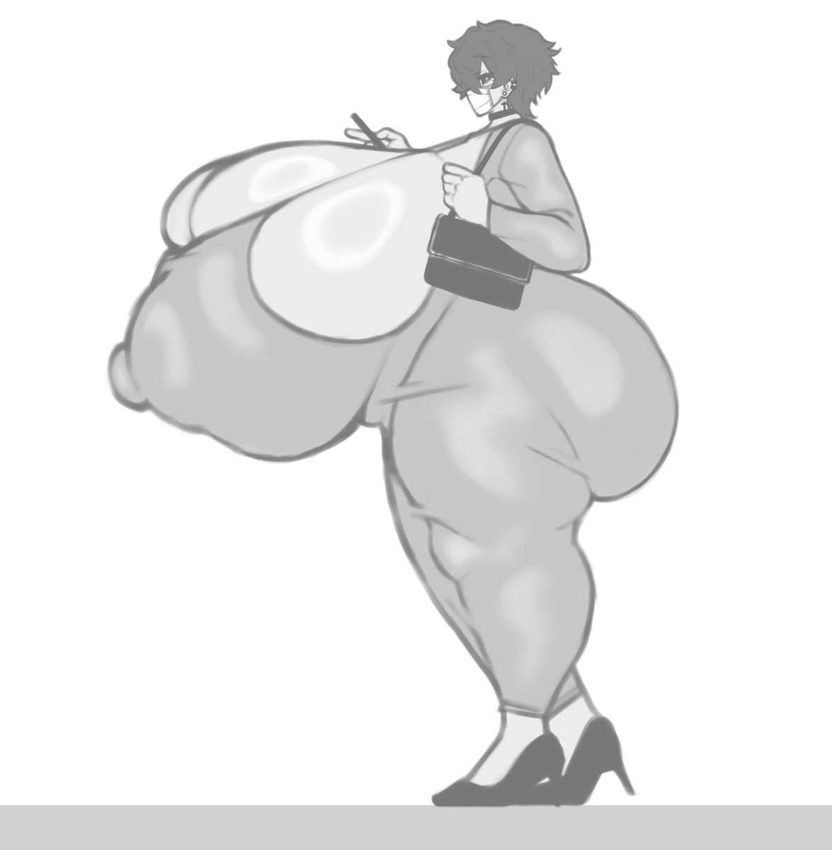 MAGNET4BOYS's tweet photo. Walking down the street, [READER] noticed a figure, standing at 6’2”, looking over her phone near an alley…

There’s something… odd about her… but the reader can’t tell from the distance they’re at… https://t.co/MwFE0Df8ys