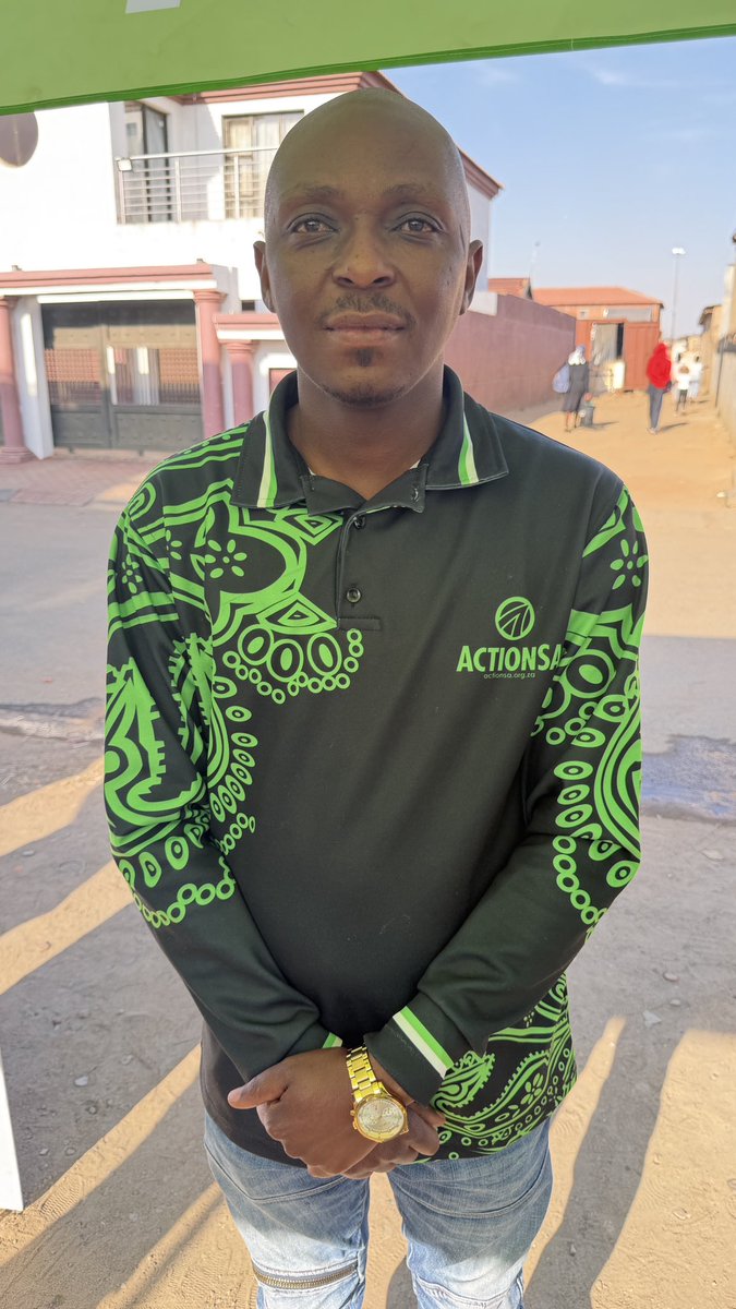 XolaniKhumalo_'s tweet photo. In Ward 5 with Branch Chairperson Joseph “MJ” Boya, we are engaging residents on the ActionSA Plan to Fix Ekurhuleni.  

#VoteActionSA #Xolani4Mayor https://t.co/fzvKKLUEaw