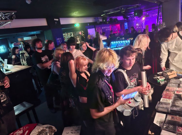 Sexvirginkiller's tweet photo. Thank you, Helsinki! 🇫🇮 What an incredible sold-out show. You guys are awesome!

Sex Virgin Killer Finland tour has officially kicked off! It was a night where I could truly feel the intense love and passion from the Finnish audience. So many of you have been waiting years for this, and it was amazing to see everyone coming together, united by a love for music that transcends genres—from Goth, Visual-kei, and Punk to Metal. Thank you all so much.

Tonight, it’s Suisto (Hämeenlinna)!
See you there!