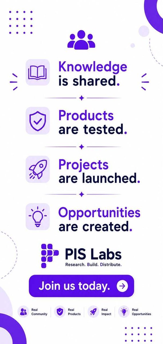 pis_labs's tweet photo. Interested in joining the community?
If you're a builder: https://t.co/1Ip0yr2rwQ.
If you're a founder: https://t.co/2vSmTXNZ7e.
#PISLabs #Thrifty #CommunitySpotlight #AfricanTechCommunity https://t.co/B7IXx4bYHD