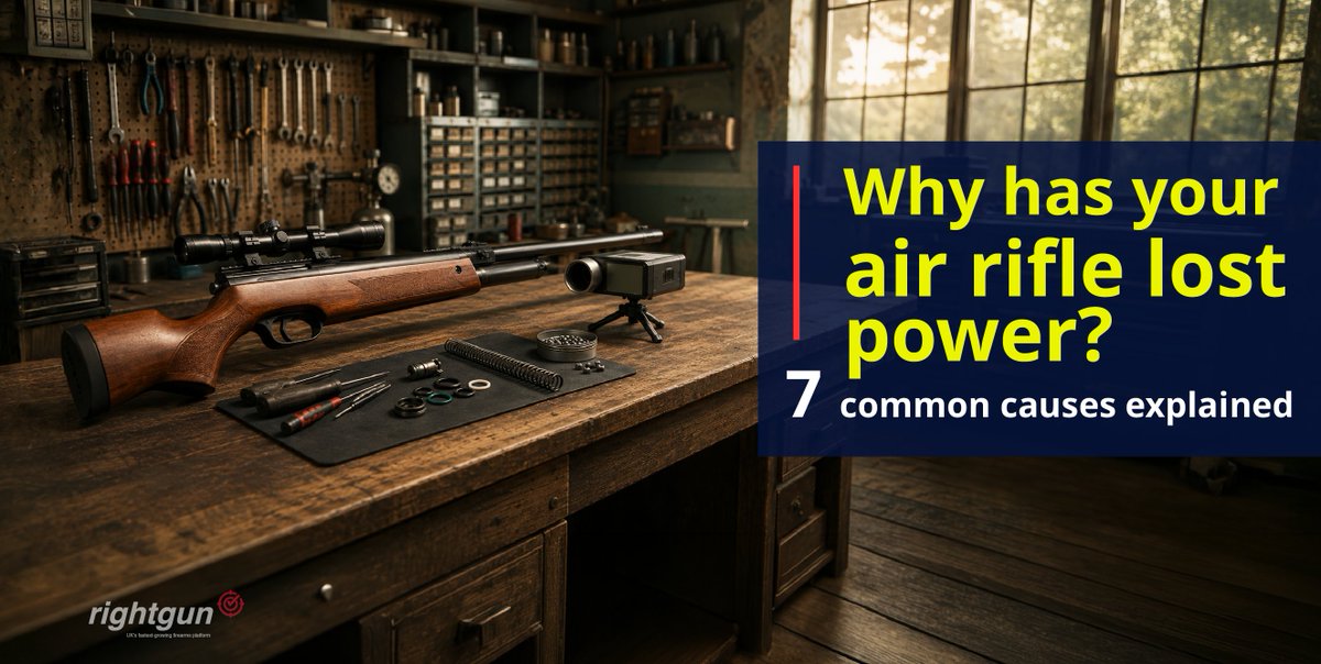 rightgunuk's tweet photo. Power loss in an air rifle is almost never a mystery, though it's nearly always one of a handful of well-known culprits, and most of them are fixable for less than the price of a tin of premium pellets.

Read more: https://t.co/qHkiii1xVk

#AirRifle #Airgun #Airgunning #Airguns https://t.co/suGbpdl6KL