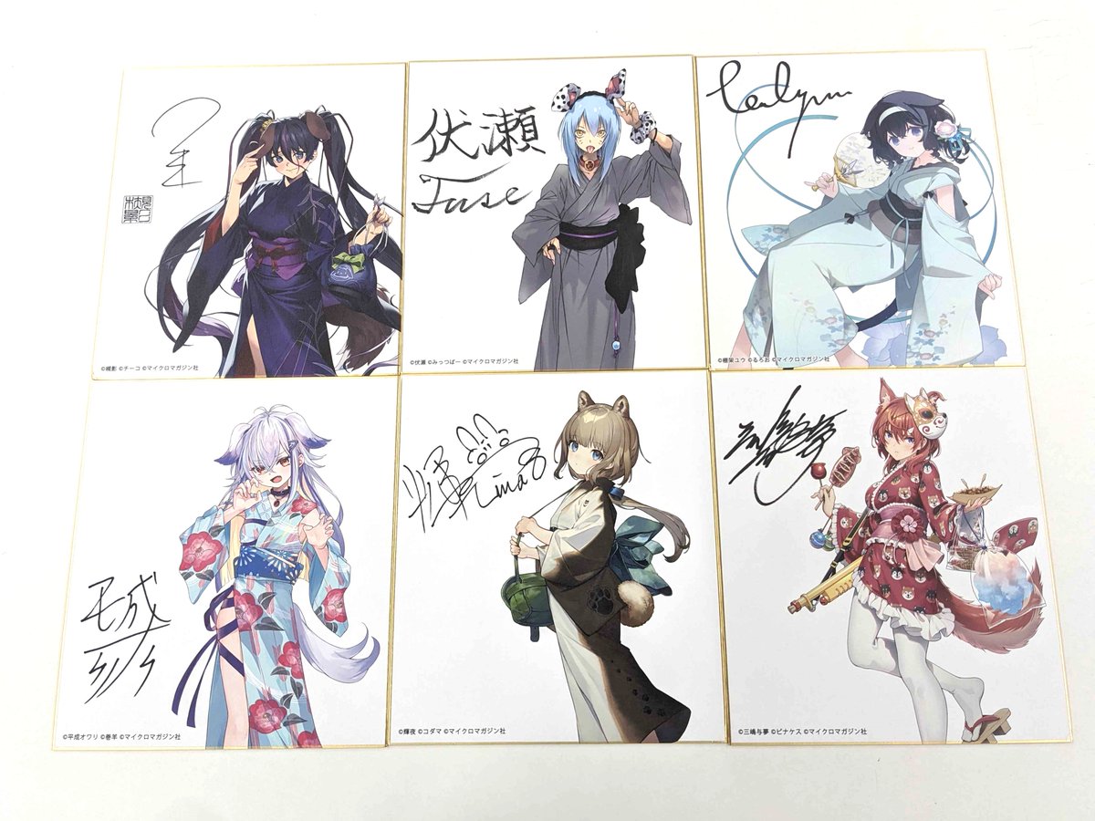 GC12th POPUPSHOPは7月19日まで！／ 12周年を記念した直筆サイン色紙も