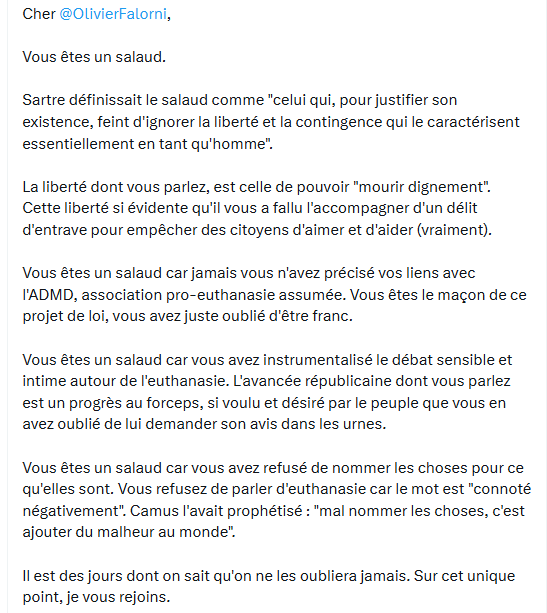 Mgt045's tweet photo. Lettre ouverte  de @JusteMilieu3 destinée à :
O. Falorni, acteur déterminant de l'euthanasie défendue par l’ADMD.
Pr J.L Touraine Président de France Transplant dp 30 ans est membre de l’ADMD 🤨

Ils se sont ouverts les portes d'un marché juteux, notre mort. https://t.co/yJGo3KpWPF