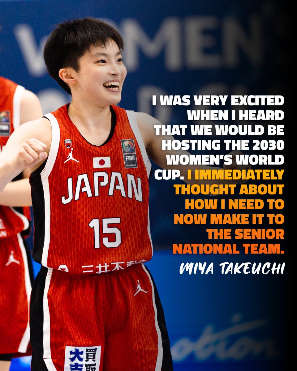 FIBAWWC's tweet photo. 17-year-old Miya Takeuchi is dreaming of playing at the #FIBAWWC 2030 in Tokyo 🇯🇵

In the meantime? She’s dropping 32 PTS at #FIBAU17 🔥

💌 FULL DETAILS https://t.co/m0JugepchR https://t.co/561Nfn1NZn