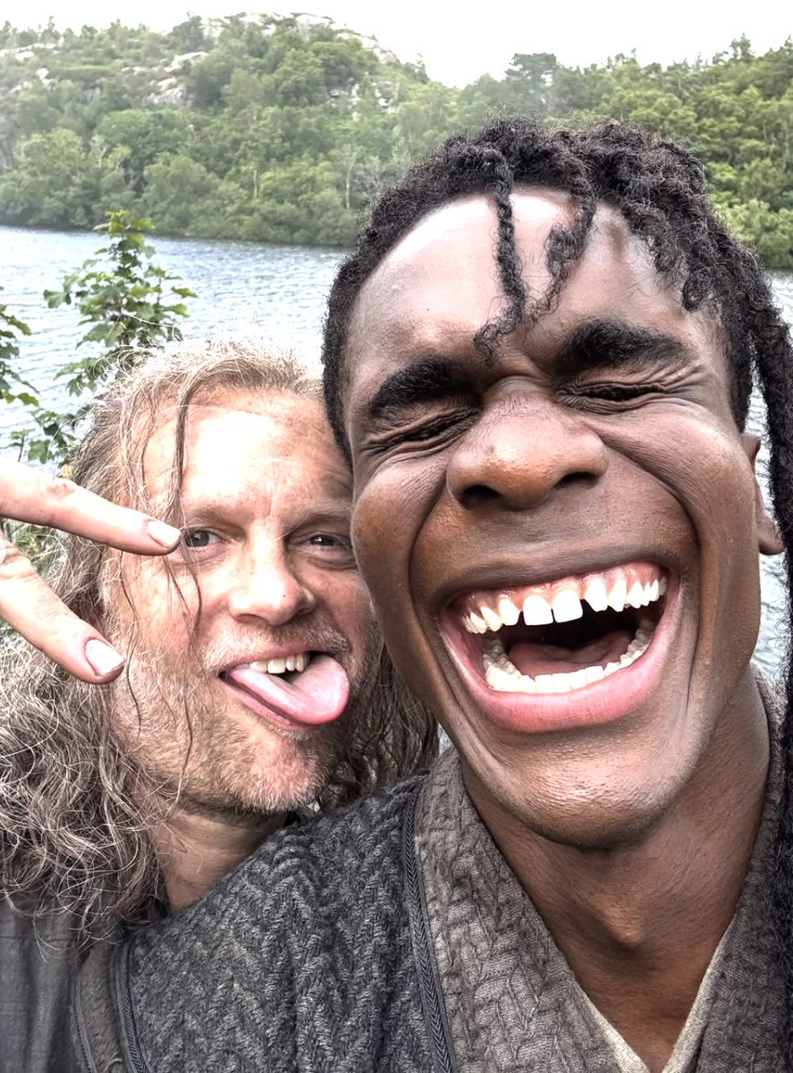 WiCnet's tweet photo. Clinton Liberty (Addam of Hull) shares more behind-the-scenes photos from #HouseOfTheDragon season 3: “Gums and all 😁” https://t.co/jfDzKUbhQf