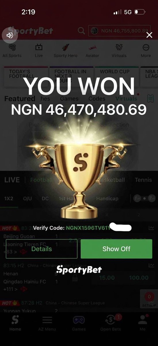 BabaMeen19's tweet photo. Boooom💥💥💥
46 million naira won 
2 million naira giveaway, retweet and drop ID for 50k each 

Congrats to those who played https://t.co/jaMHPVJlk6