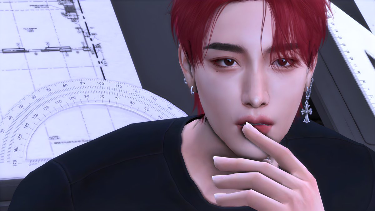 sqkusims's tweet photo. 最近は他ゲーに夢中になってたりリアルの推しに直接会ってファンサをいただけるというとんでもねぇ幸せを味わったりコンサートにも行ったりして超充実してたのでシムズから離れてた🥺ぼちぼち再開したいので撮りたてほやほやマイシム4選❤️4枚目のガッくん良すぎない？👓 https://t.co/zmujvXWFgo