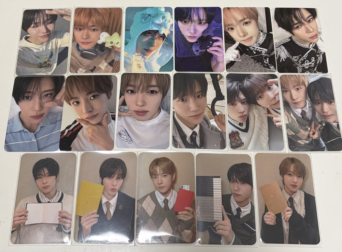mntkr_10's tweet photo. NCTWISH交換 NCT WISH ウィシ YO-I-DON BOY MEETS GIRL トレカ 交換

譲 シオン リク ユウシ ジェヒ リョウ サクヤ 

求 未使用シリアル 
    リク(過去異種なんでも検討)

異種、n：1可能
郵送又は大阪市内手渡し
お願いいたします😌 https://t.co/IPabW4Ful3