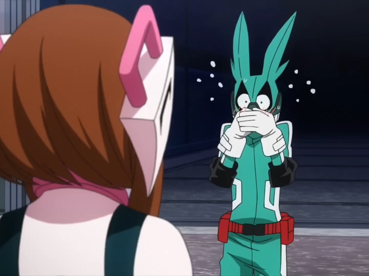 theteIephoneman's tweet photo. Deku went from being overwhelmed by Ochako to being overwhelming romantic with her https://t.co/6iAZ5tFCK2