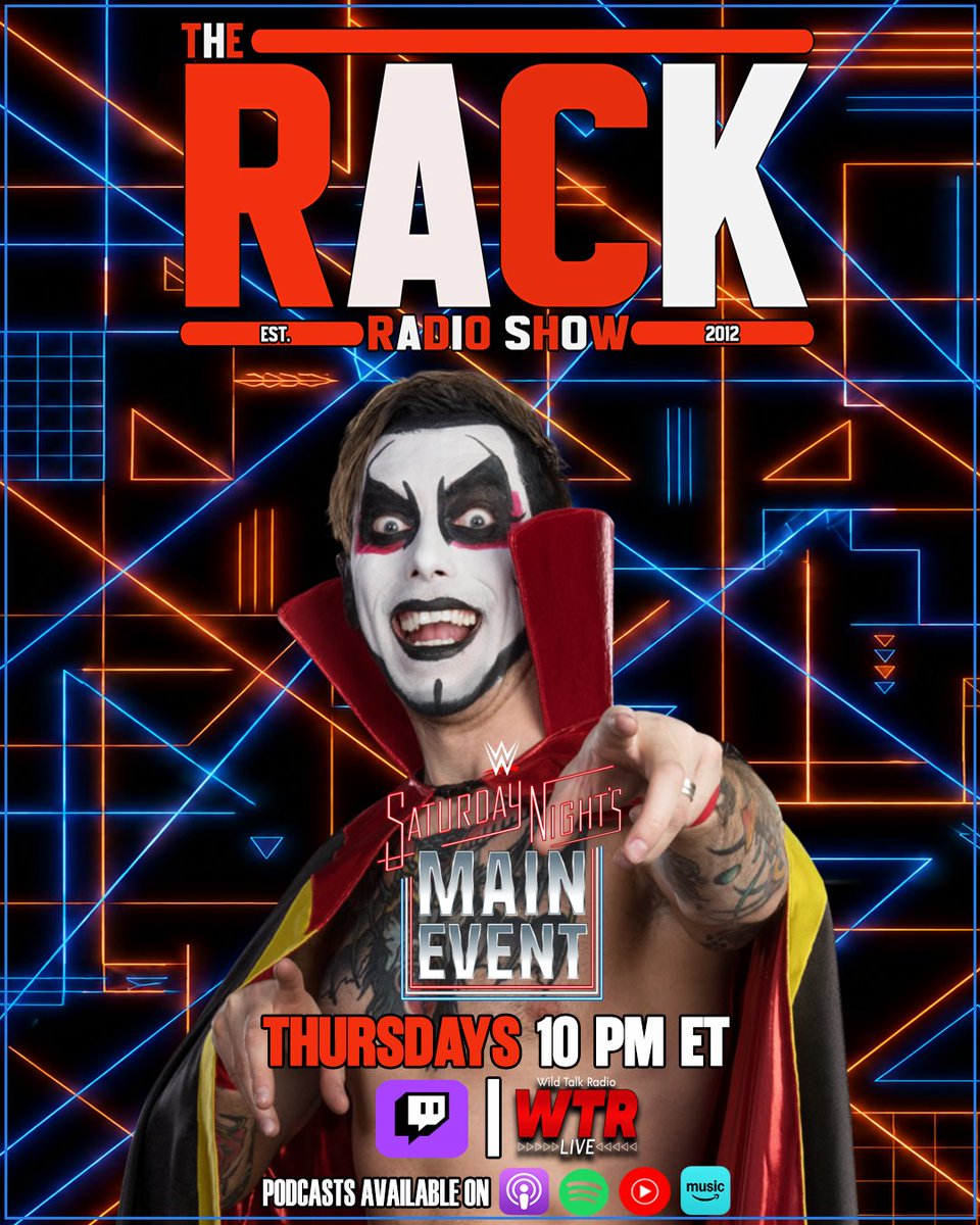 RackRadioShow's tweet photo. 🗣Listen Now!
📢PODCAST: #TheRack 07-16-26
🎧https://t.co/3oLo98QVYM
🌐https://t.co/VFffzMJeqn
🎵https://t.co/qbC4AmAQRm @ApplePodcasts
🎶https://t.co/e7NlnHFOwQ @Spotify
🔊https://t.co/tHxG3UepPd @AmazonMusic
#WWE #AEW #SNME https://t.co/0J7ZB7fqHd