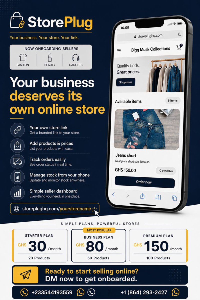 Khalyfa7_'s tweet photo. Own your online store as cheap as 30gh cedis. https://t.co/zgZNudOEjc