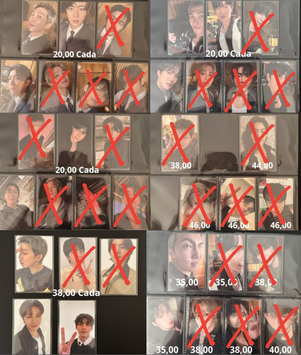 collectdeh's tweet photo. ‼️ atualização ‼️

VENDO VENDA BTS ARIRANG

- valores nas imagens
- pagamento até 5 de agosto
- ceg nacional 
- claim por dm ou comentário com nome ou print do item

🏷 vendo venda bts jin namjoon yoongi jk jimin jhope taehyung photocards pcs arirang https://t.co/ETflXtiau9