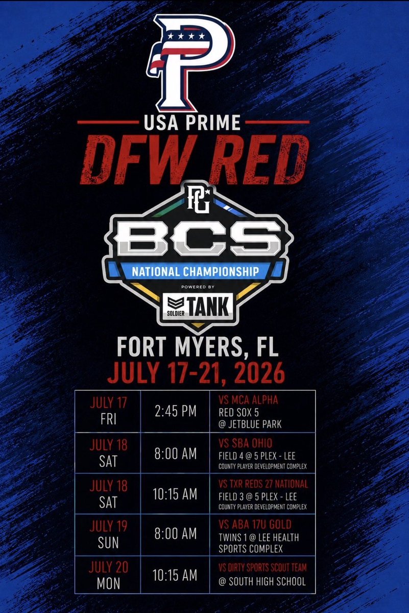 GarrettTreat's tweet photo. Ready to compete in the @PerfectGameUSA BCS Championship this week! @PG_Scouting @USAPrimeDFWSct @Florida_PG @PG_Tourney https://t.co/W8NFIJO9th