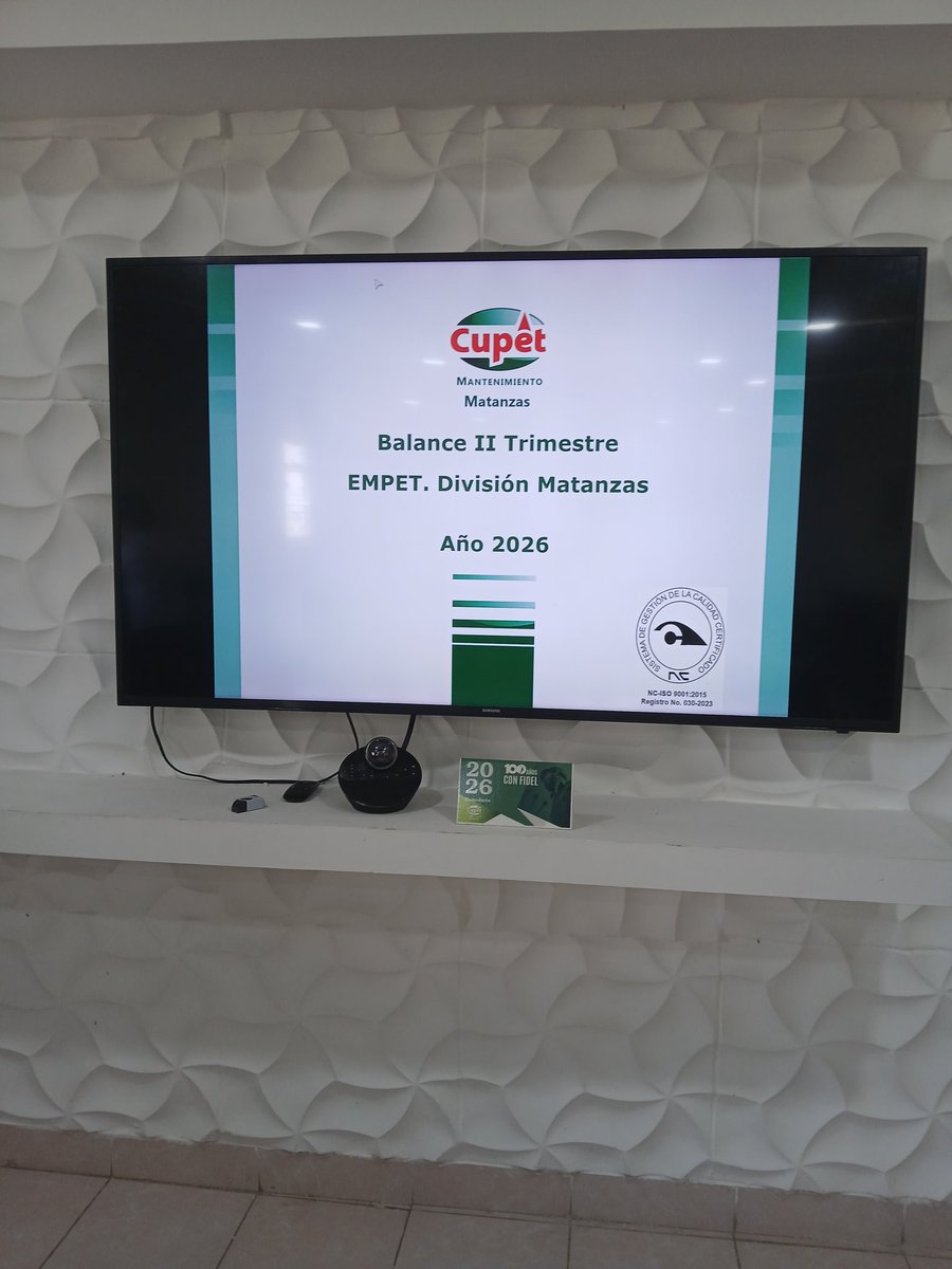 EMPet_Matanzas's tweet photo. #empetvamospormas Sesiona en el día de hoy el Balance Económico del II Trimestre de la División.Espacio para abordar logros y deficiencias durante el trimestre.
#CUPET 
#empet
#MatancerosEnVictoria 
#PetrolerosPorCuba 
#ColectivoVanguardiaNacional https://t.co/MGvZJQquRn