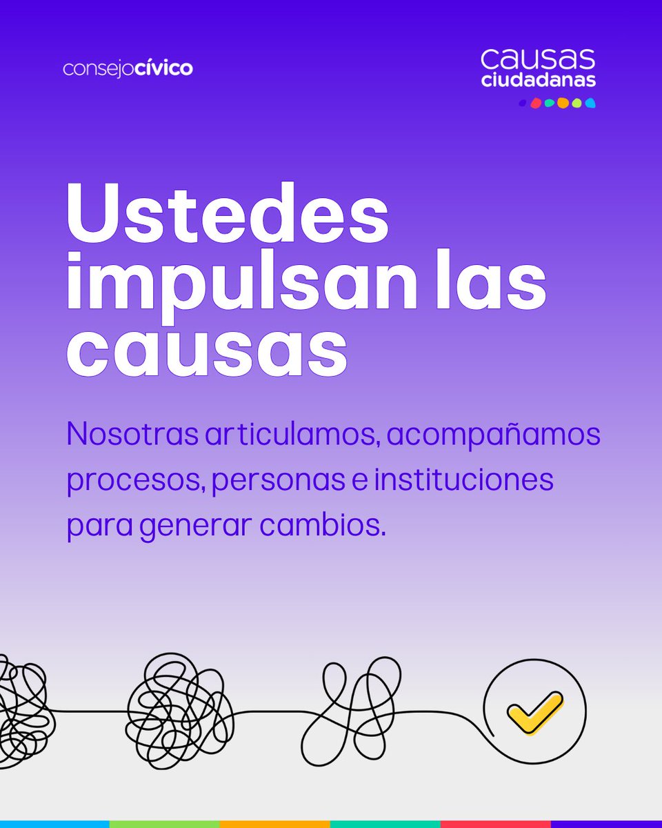 CausasCC's tweet photo. Ustedes impulsan las causas, nosotras articulamos y acompañamos procesos, personas e instituciones para generar cambios. 

Síguenos y comparte 👫

#ParticipaciónCiudadana #NuevoLeón https://t.co/2AZh39MDMr