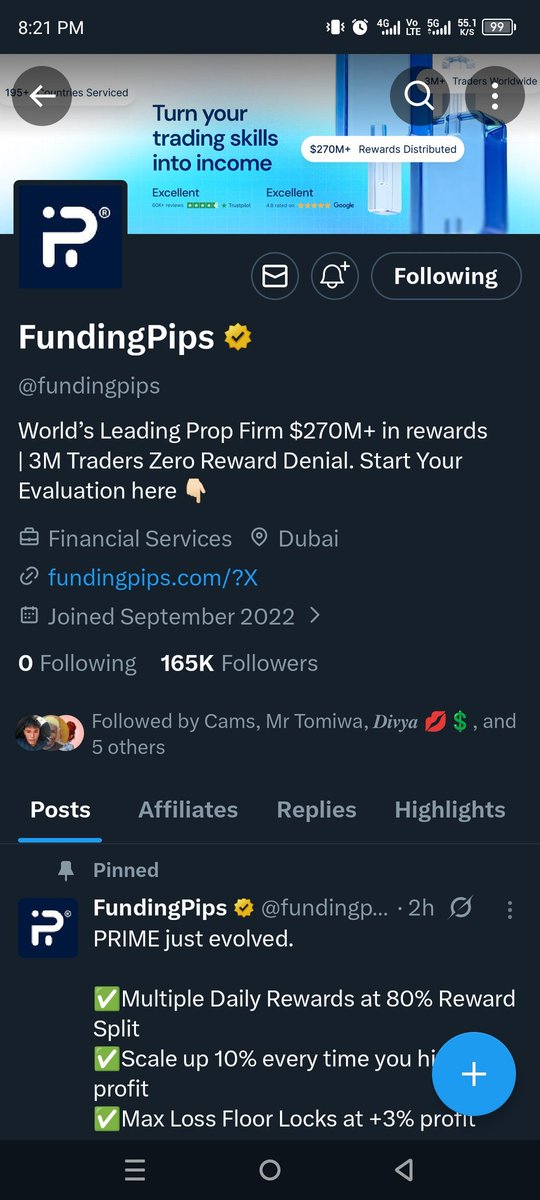 ThePreciousKeyz's tweet photo. @Kelvintalent_ @fundingpips @ShashtradesGC Done🙏🏻🙏🏻🙏🏻🙏🏻 https://t.co/QsbA6FVzrn