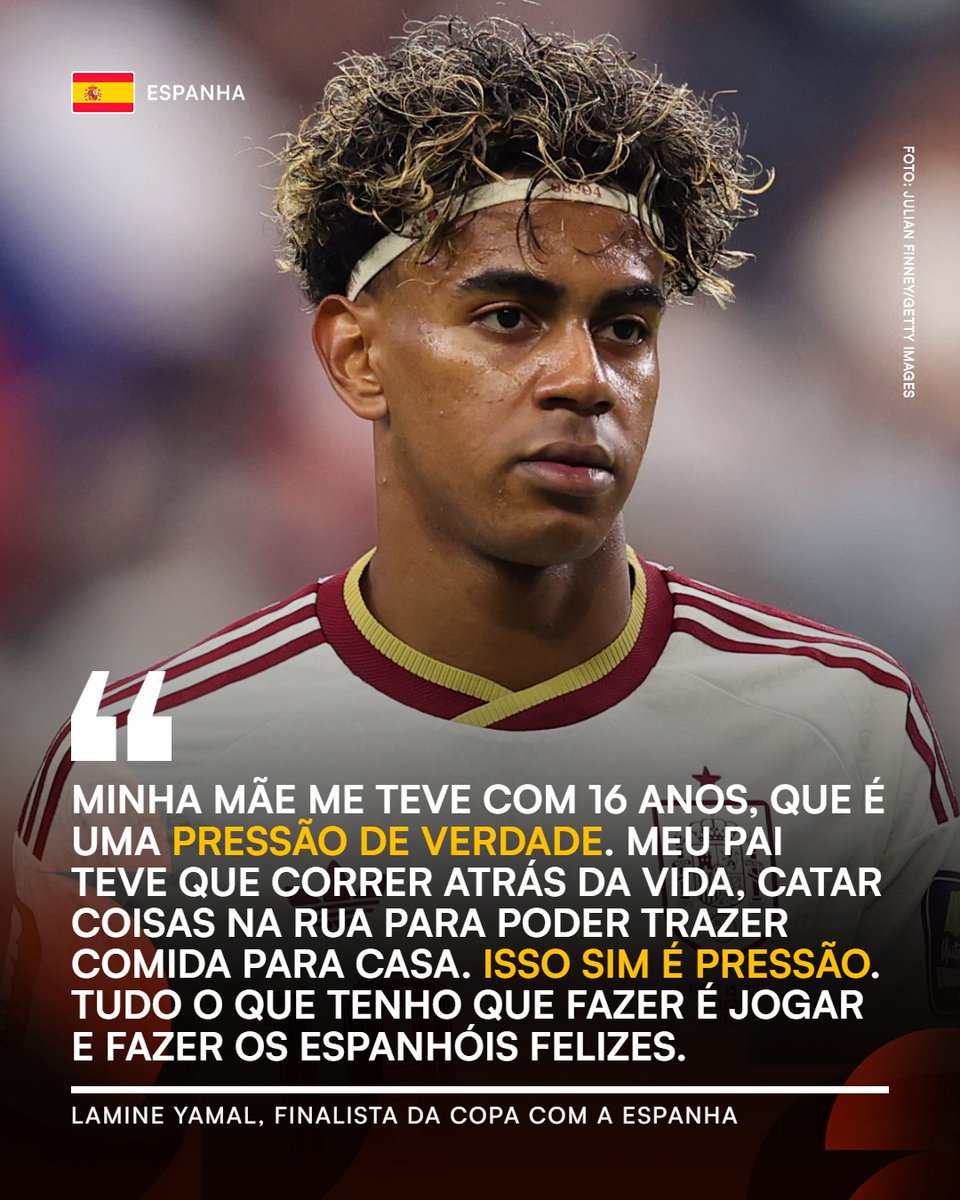 CazeTVOficial's tweet photo. O Yamal já falou algumas vezes que não sente pressão!

 Nessa entrevista à radio espanhola Cadena SER, o jogador de 19 anos disse que tudo o que tem que fazer é jogar bola... 

VOCÊ TEM UMA MISSÃO, YAMAL! ESTAMOS CONTIGO!!!!!!!!!! 🇪🇸🇪🇸🇪🇸🇪🇸🇪🇸 https://t.co/1DSBMkaZsL