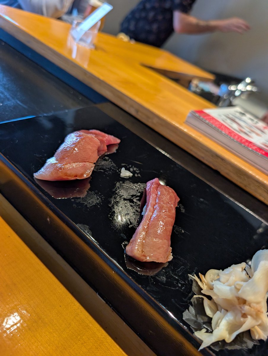 ZBexx's tweet photo. Had the best sushi ever (out of Japan) as Magic Con Tokyo 2027 was announced.... ✈️ Mark your calendar for May!!!! https://t.co/bct9J3v6v6