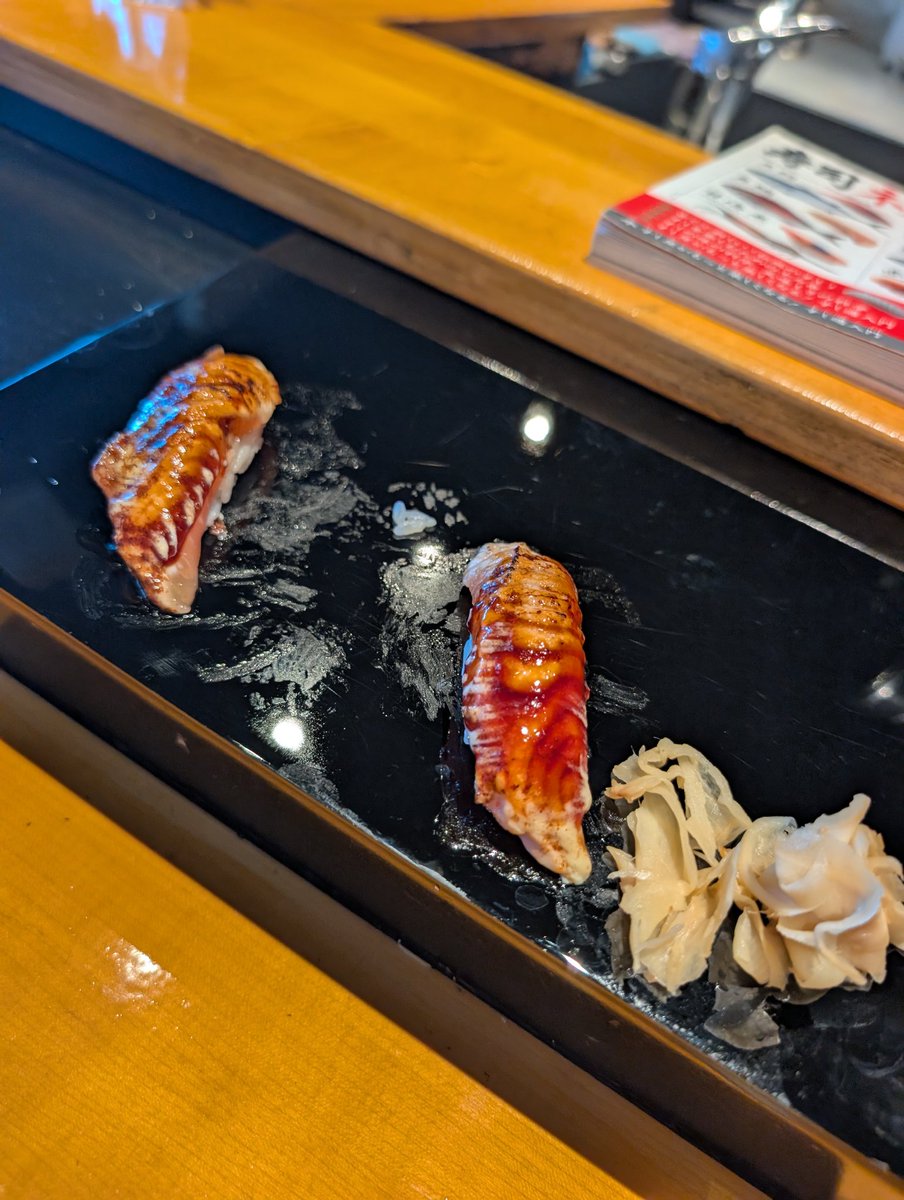 ZBexx's tweet photo. Had the best sushi ever (out of Japan) as Magic Con Tokyo 2027 was announced.... ✈️ Mark your calendar for May!!!! https://t.co/bct9J3v6v6