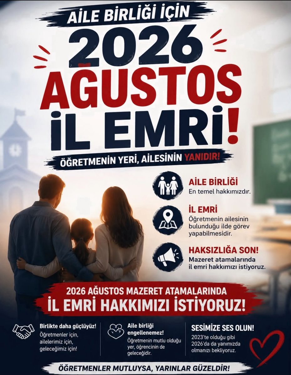 rasthat's tweet photo. @Yusuf__Tekin Sayın Bakanım @Yusuf__Tekin, Aile ve Nüfus 10 Yılı’nda aile birliğini yaşatacak il emri desteğinizi saygıyla bekliyoruz. @tcmeb @cftcblnt @mebpgm #Ağustostailemri https://t.co/WCGbSuR5Is