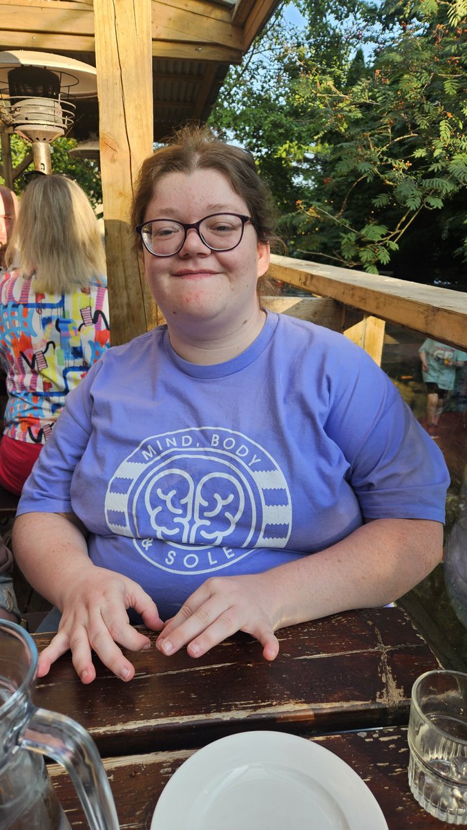 BelfastBlueFTGs's tweet photo. Big girl repping while on we are on holiday @MindBodySoleUK .
#DifferentNotLess #AutismAcceptance https://t.co/m4hsRMbS0h