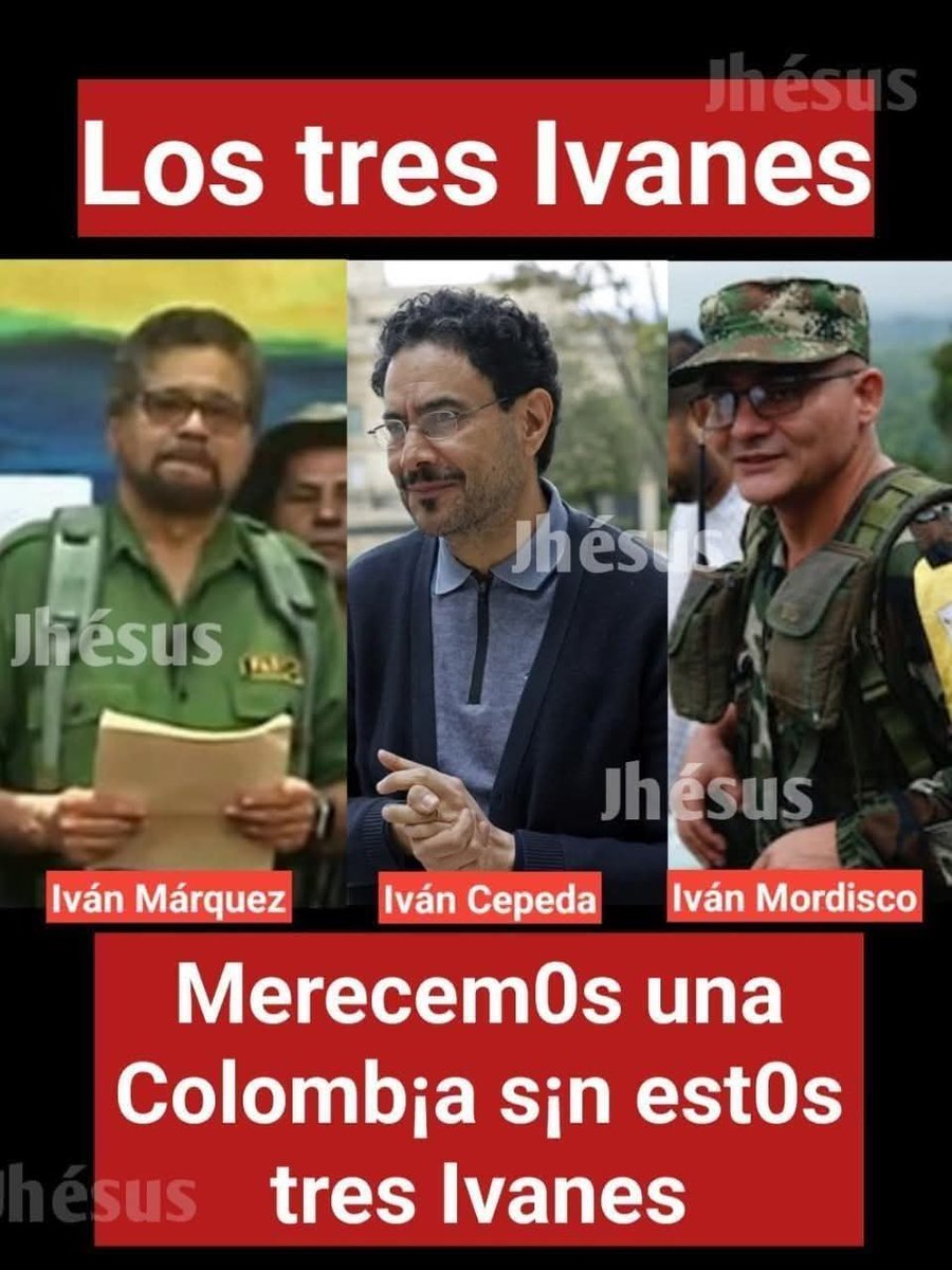 jarmen251's tweet photo. @BluRadioCo Me imagino que el heredero del terrorismo @IvanCepedaCast va a tomar posesión en ceremonia desarrollada por los grupos criminales y narcotraficantes. https://t.co/YO4rQegUnq