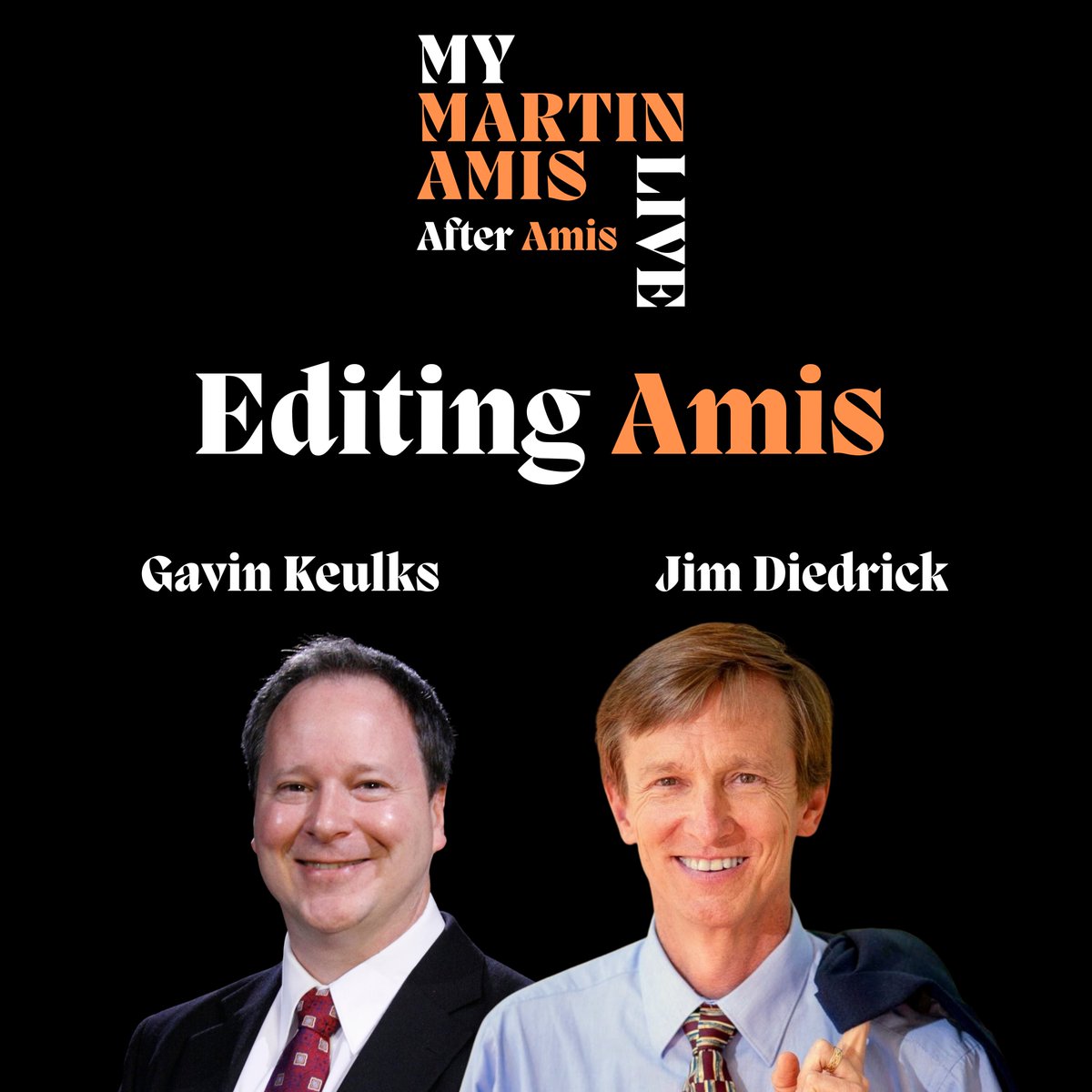 mymartinamis's tweet photo. 🗓️ Join us on Tuesday 25 August for a day's celebration of #MartinAmis, featuring a conversation between @GavinKeulks and @JimDiedrickATL about starting the Martin Amis Web, editing Amis in 📚 The War Against Cliche 📚 and a whole lot more.

BOOK YOUR TICKETS NOW!🔗 https://t.co/LzNLicYWuj
