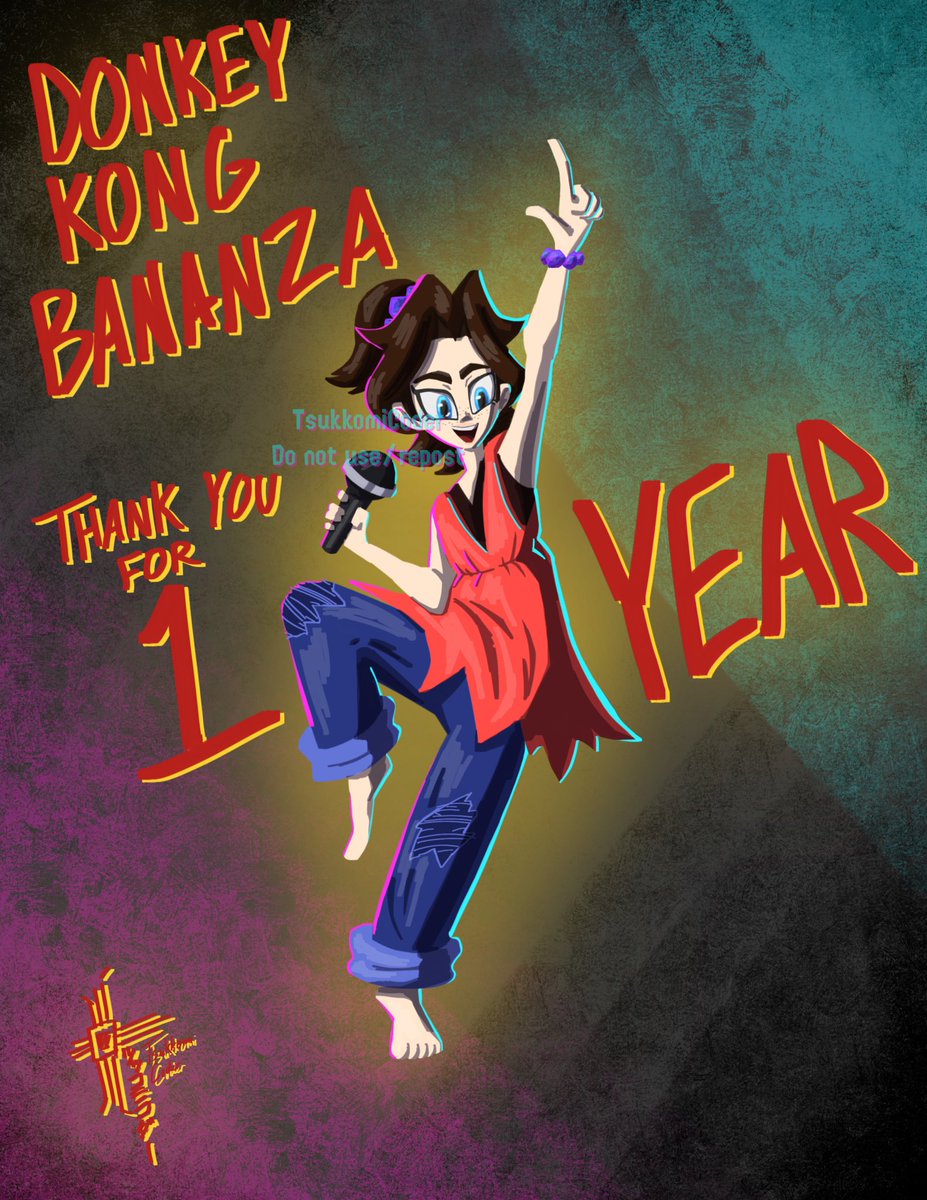 TsukkomiCoder's tweet photo. HAPPY 1 YEAR ANNIVERSARY TO #DonkeyKongBananza !!!!!!!!
#DKBananza #Pauline #YoungPauline #DonkeyKongBananzaFanart https://t.co/ui1KlDqImp