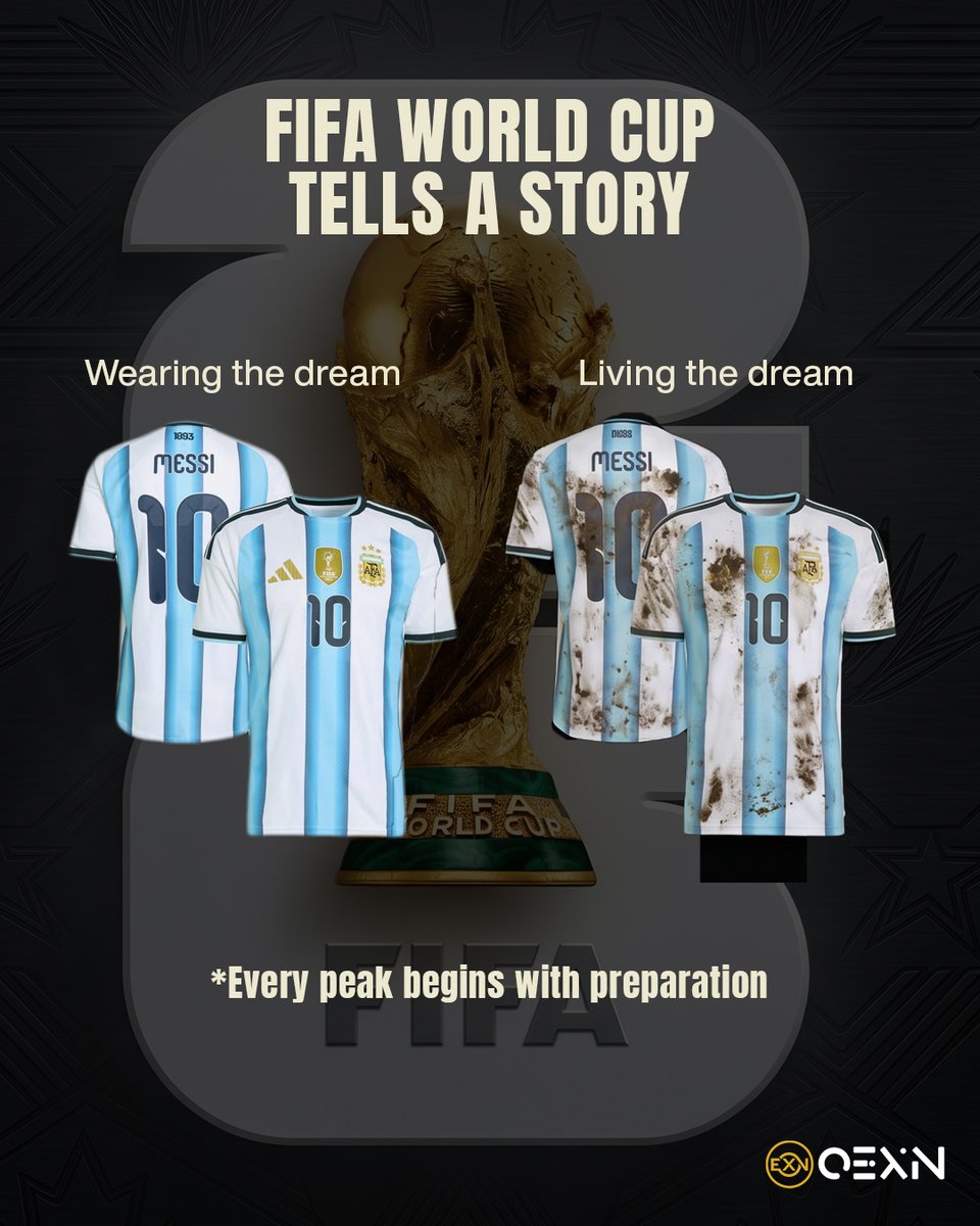 OEXN_Markets's tweet photo. Every FIFA World Cup tells a story.

Behind every goal are countless hours of preparation. Behind every victory are setbacks, discipline, and the courage to keep going.

Whether in football or in trading, success isn’t built in a single moment https://t.co/yt5lkCCcyD