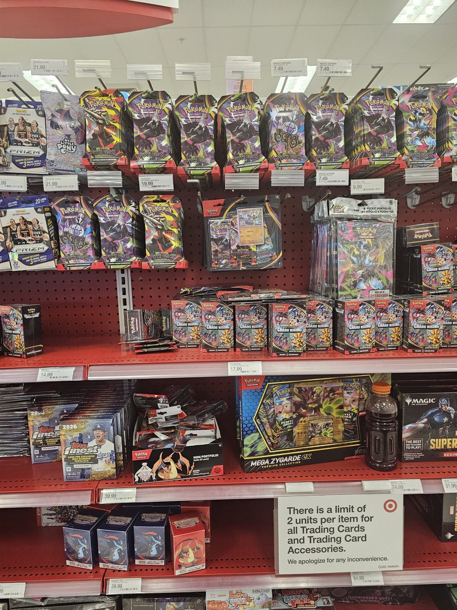 Rhetman3's tweet photo. @pokehuntdotfun  Some solo and 3 pack blisters of pitch black and chaos   bundles at 80231 target https://t.co/m8s9Qylkdx