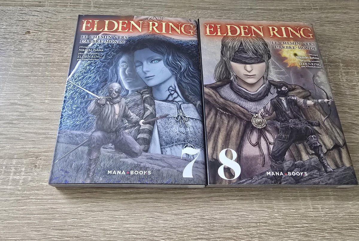 Darkslayer1250's tweet photo. Quelque nouveautés ! 
Tome 7&amp;8 de Elden Ring 
Et le fameux Volume 43 édition collector de Berserk ❤️ https://t.co/HbdPbDv4pZ