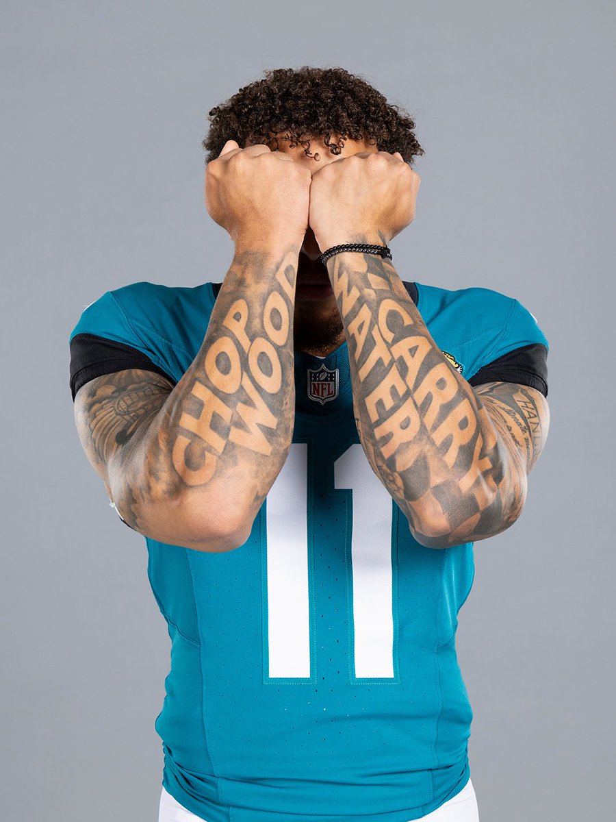 Jaguars's tweet photo. Happy National Tattoo Day 🐆
 
Drop your best Jags tats ⬇️ https://t.co/PtuuSHyfUT