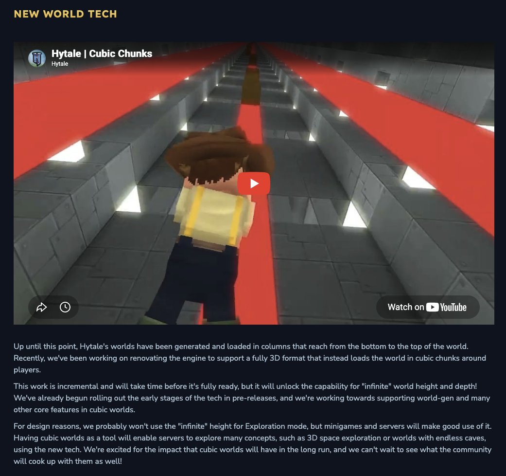 slikey's tweet photo. Before we launched Hytale into Early Access, I posted about my goal for modding would be to allow for EVE Online style MMORPG servers with space exploration. Looking at the blog post you can see we are making good progress to enable these kind of experiences... https://t.co/RwZzryIorD