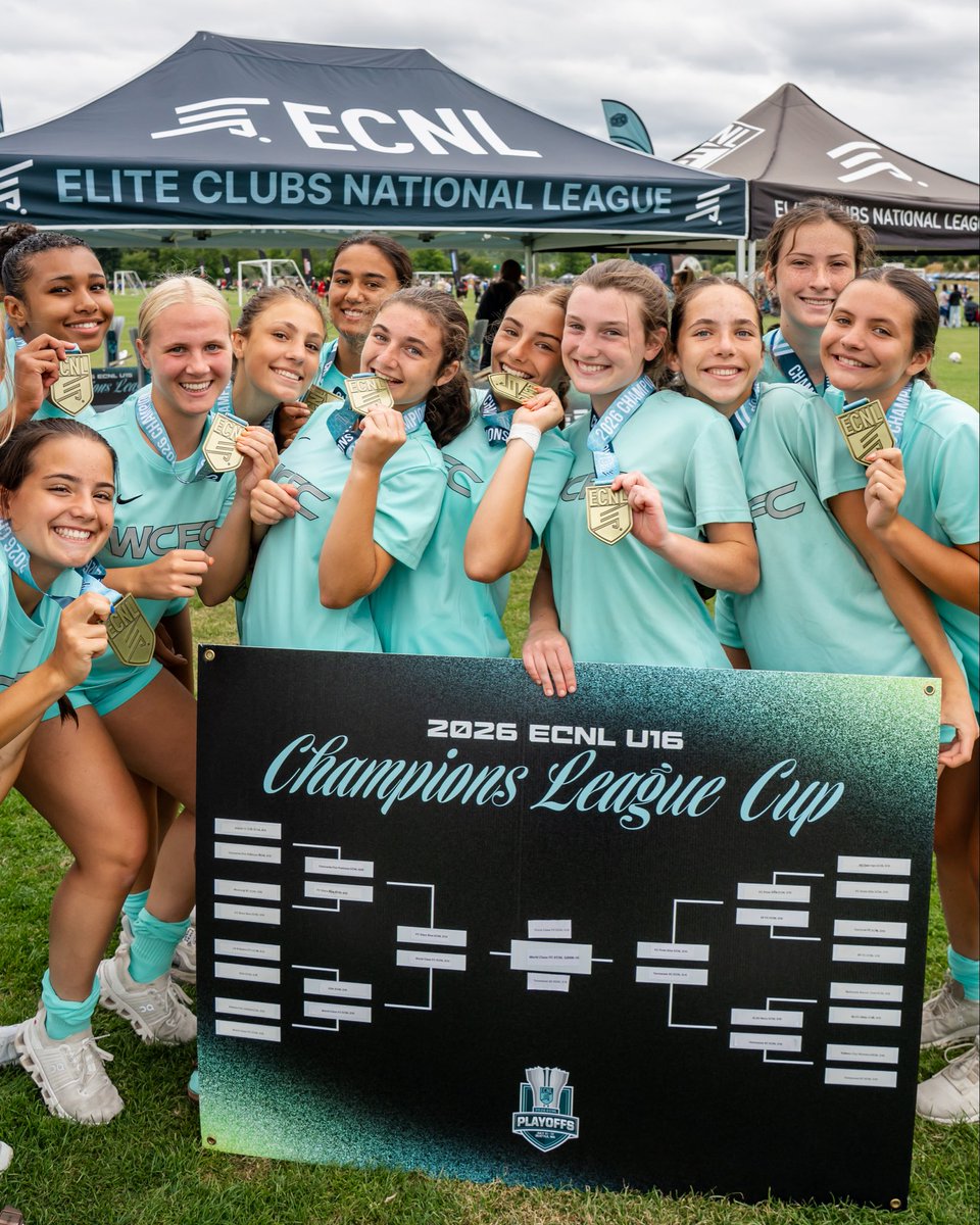 ECNLgirls's tweet photo. 𝐘𝐎𝐔𝐑 𝟐𝟎𝟐𝟔 𝐄𝐂𝐍𝐋 𝐔𝟏𝟔 𝐂𝐇𝐀𝐌𝐏𝐈𝐎𝐍𝐒 𝐋𝐄𝐀𝐆𝐔𝐄 𝐂𝐔𝐏 𝐂𝐇𝐀𝐌𝐏𝐈𝐎𝐍𝐒 

#ECNLFinals https://t.co/nHe2vqiS7u