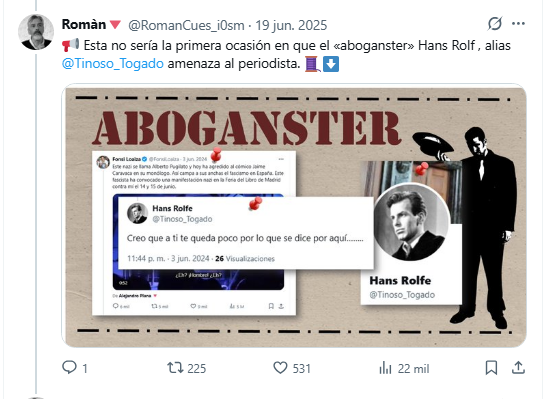 RomanCues_i0sm's tweet photo. @Albertopugilat ¿Te recuerdo los "cariñosos" mensajes que dedicaba tu aboganster a Fonsi amenazándole?  https://t.co/FHLfdIRoNI https://t.co/7YdxIMWZ3M