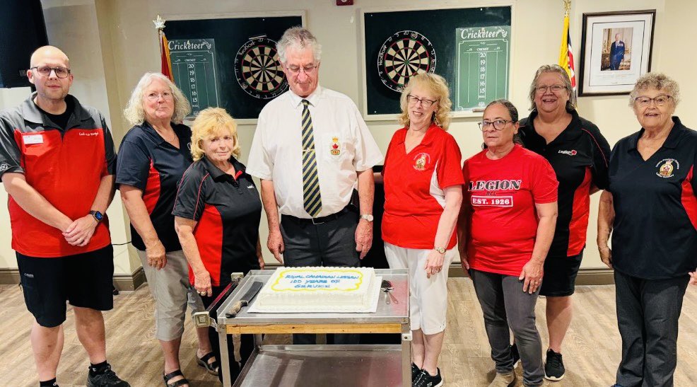 CFifeKW's tweet photo. Great celebration at #Branch530 today!  For 100 years, the Legion has supported Veterans and their families. This month, visit your local Legion Branch and write a message of Remembrance. 🌺#DontForgetToRemember

Find your Branch: https://t.co/NuXiuI3LAa… https://t.co/lYWJmDJ3JL
