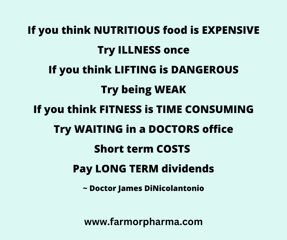 FarmorPharma's tweet photo. I will make cuts anywhere else in my life, but I will not make cuts on food quality.  I have lived sick and I have lived healthy, I choose health.
https://t.co/AwNoZlLU00 https://t.co/tzIIO2QnK3