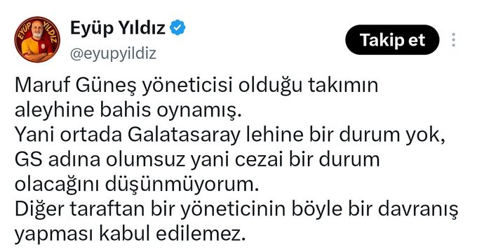 fireofOctopus's tweet photo. Çok saçma mesaj gördüm ama bu çok başka seviye. Ne demek aleyhine bahis oynamış, lehine durum yok. Bahis şikesinden bahsedilebilmesi için zaten aleyhine olan ihtimale para yatırmak gerekir. Bu ilk alarmdır. Ne yazdığının farkında değil. https://t.co/GO0yTsihbl